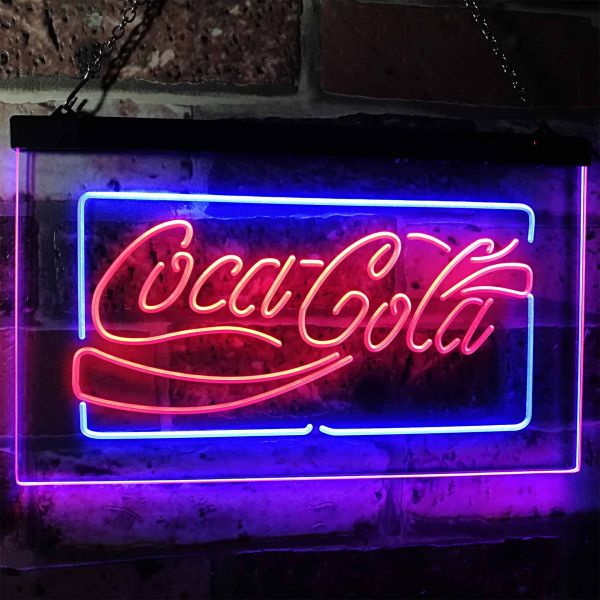 Coca-Cola Dual LED Neon Light Sign